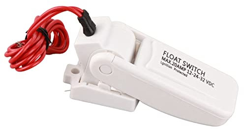 Interruttore di Sentina per Parti di Barche Pompa di Sentina Automatica per Barche Interruttore a Galleggiante di Accensione Protetto Per Pompe Acqua Elettriche