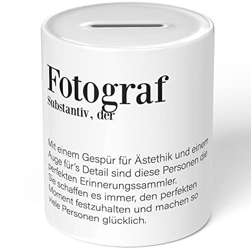 JUNIWORDS Spardose Sparbüchse, Definition: Fotograf (1004869)