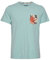 Blend BHTrop Herren T-Shirt Kurzarm Shirt Basic Print mit Rundhalsausschnitt, Größe:3XL, Farbe:Canal Blue (144810)