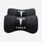 Car Seat Neck Pillow, 2pcs Leather Car Gadget Seat Headrest Neck Pillow for Tesla Model S Model X Model 3 Model Y Auto Accessories Interior