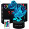 AIRUEEK Dino Dana Einhorn Lampen,Dinosaurier mit Einhorn 3d Lampe mit Farbwechsel 16 Farben with Remote Control Dinosaurier Spielzeug Einhörner Geschenke Mädchen Jungen