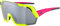 ALPINA ROCKET BOLD - Wasserabweisende und Beschlagfreie Sport- & Fahrradbrille Mit 100% UV-Schutz Für Erwachsene, neon-pink yellow matt, One Size