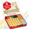 STOCKMAR - Wachsmalstifte | Wachsmalstifte mit natürlichem Bienenwachs, Regenbogen Edition | Inhalt: 6xWachsmalstifte (8x7x2cm), 2xWachsmalblöcke (4,1x2,3x1,2cm) inkl. Schaber im Blechetui