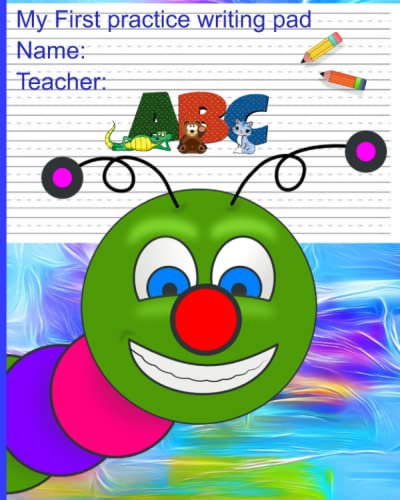 My First Handwriting Practice Pad Tablet for Preschool and Kindergarten Kids