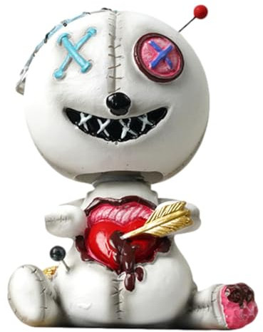 Auto-Ornament, schüttelnd, Voodooopupuppe, Bobble Head Spielzeug | Innendekoration, Auto, niedliche Puppen mit Zitterkopf für Armaturenbrett, Haus