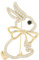 Lapin de Pâques Broche Alliage Goutte À Goutte D'huile Dames Corsage Dames Blazer Broche Bijoux 1 Pièce MANFR002