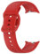 KNOXS Bracelet pour Honor Watch 4 Smart Watch Band, Remplacement Facile à Nettoyer Sport Réglable Silicone Souple 22mm Bande (Rouge)