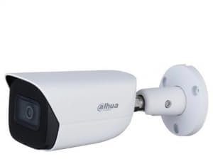 Dahua - Bullet 8MP 4K IP PoE ONVIF Kamera - 3.6mm Optik - IR 30m - Künstliche Intelligenz - Ereignisalarm - Mikrofon - IPC-HFW3841E-S-S2