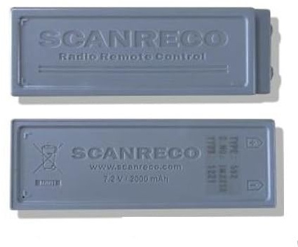 Original Scanreco Akku Code 592-7,2 V 2000 mAh