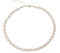 Aleasha Weiße Perlenkette Faux Pearl Halskette 3mm Mehrreihige Perlenkette Zweireihige Damen Schmuck Geschenke 38 cm