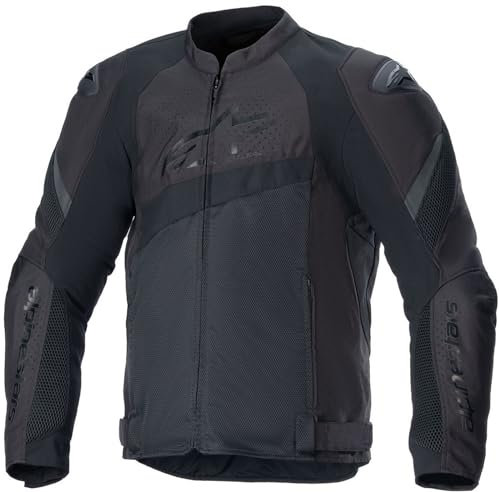 Alpinestars T-GP Plus R V4 Airflow Jacke, Schwarz/Schwarz, S