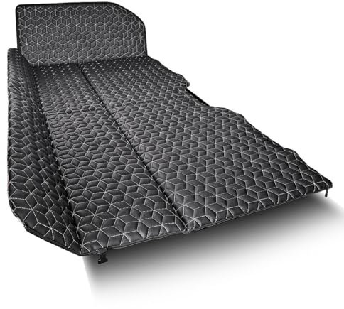STAHLWERK Automatratze CB-132 ST Faltbare Rücksitzmatratze | Reisematratze | Rückbankmatratze | Faltmatratze | Reisebett | Premium-Autobett für Pkw Rückbank und Rücksitz