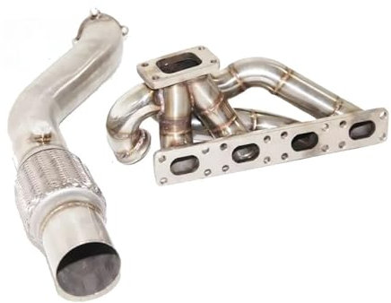 VividCore Xuanqingyi Store Turbo-Auspuffkrümmer-Fallrohr 92-96 Kompatibel mit BMW E36 M42 318i 318is 318ti