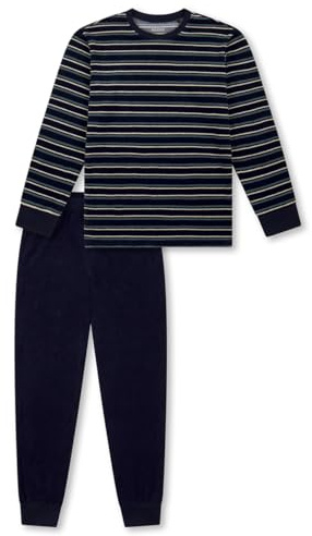 Schiesser Jungen Schlafanzug Set Pyjama warme Qualitäten Frottee - Größe 140 bis 176