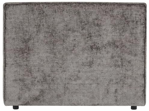 IDIMEX Kopfteil YOLAN 90cm grau- Headboard mit hochwertigem Stoffbezug, weiches Headboard, Bettrückwand, gemütliches Bettkopfteil