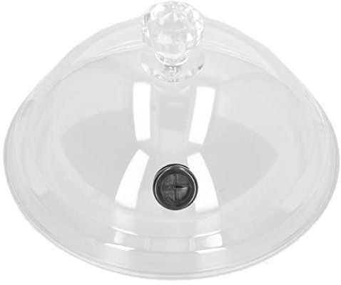 Cocktail Smoke Lid, Home Smoking Dome Cover Kitchen Cooking Acrylic Dome for Smoker Smoking Lid 6 Inch Led Cocktail with Glass Smoke Hood Infuser Cloche Smoker Sprayer Plates
