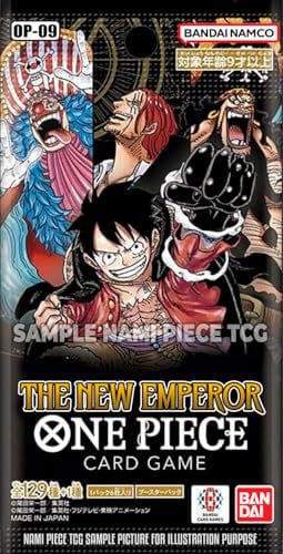 One Piece Card Game - The New Emperor - OP09 - Booster Pack - Englisch - mit LMS Trading Grußkarte