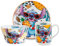 Egan Set Piatto Dessert + Mug + Bowl Stitch Bianco