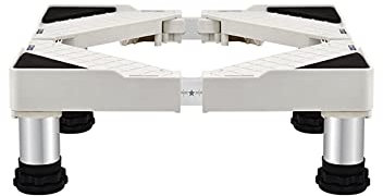 ABNNHK Waschmaschinensockel, Verstellbarer Waschmaschinenständer mit Antivibrationsdesign, 50 – 75 cm Länge, 10/15/20/25 cm Höhe, feuchtigkeitsbeständig, für Kühlschrank und Geschirrspüle