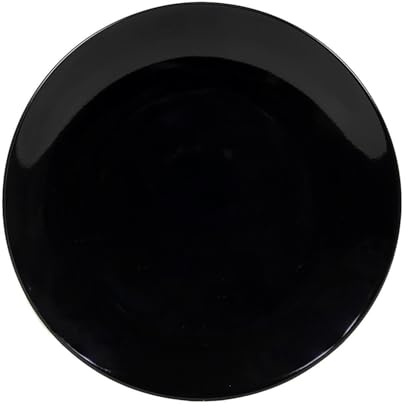 Generisch Speiseteller - Ø 26 cm - Schwarz - Porzellan