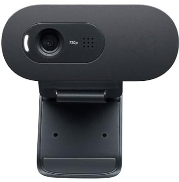 Risegun Webcam C270 30fps 5MP, HD 720p, Rauschunterdrückung, Automatische Lichtkorrektur, für Videoanrufe Konferenzen