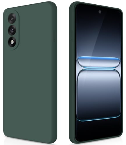 GiiYoon Hülle für OnePlus Nord 5, grün | Silicone Case, Seidig Weiches Gefühl, Stoßschutz, Kratzfest, Mikrofaser-Innenfutter