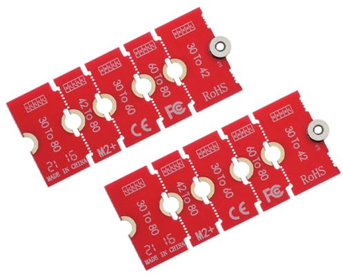 DolDer M.2 M2Plus NGFF NVME M.2 Erweiterte Übertragung 2230, 2242, 2260, 2280 M.2 Verlängerungshalterung (2 Stück)