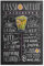 artboxONE Poster 45x30 cm Cocktails Typografie Passion Fruit Caipirinha - Bild Cocktail Alkohol Caipirinha