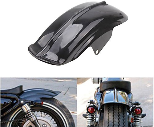 psler Hinteres Schutzblech für Harley Sportster Bobber Chopper Cafe Racer (schwarz)