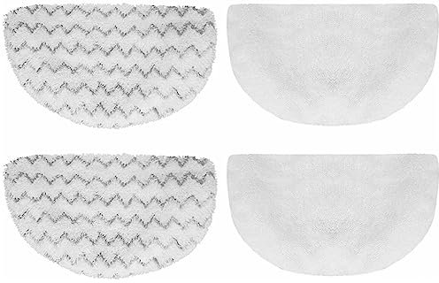 LISWIC 4 Pack Steam Mop Pads Fits Bissell PowerFresh 1940 1440 1544 Series; Model 19402, 19404, 19408, 1940A, 1940Q, 1940T, 1940W