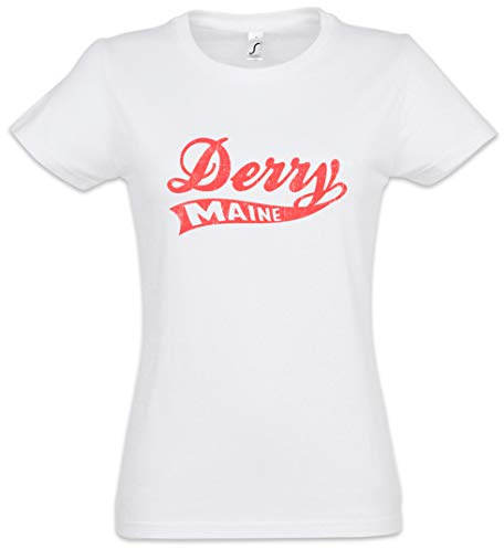 Urban Backwoods Derry Maine Damen T-Shirt Weiß Größe M