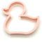 Rubber Duck Cookie Cutter Fondant Cake Decorating (2 inches)