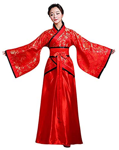 keepmore Chinois Hanfu Costume - Vintage Costume de Tang Traditionnel Ancien Princesse Performance Vêtements Robe de dans
