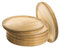 Artema - Pack de 6 platos de madera especial para pulpo, de 29,9 cm de diámetro, para el hogar o hostelería. Set de 6 recipientes para servir comida, para carnes, embutidos, quesos...