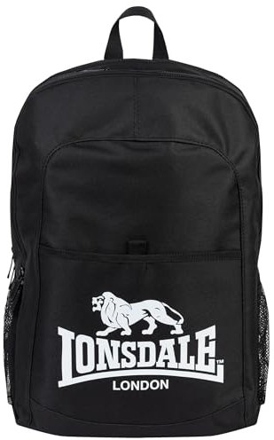 Lonsdale Rucksack Poynton Black/White one Size