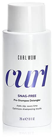 Color Wow Pre-Shampoo Detangler Snag Free, Locken-Shampoo Curl Wow spendet Feuchtigkeit, Anti-Frizz Haarkur Treatment für Lockiges Haar, 295ml