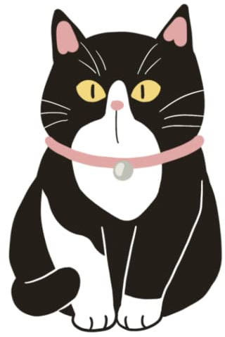 Tuxedo Cat Notebook: 6x9 inches, 111 pages, lined pages, Notebook Journal for Adult, Teens, Kids, School