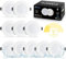 Eande 10er Led Einbaustrahler 230v, 3 Stufe Dimmbar Flach IP44, 6W 4000K Neutralweiß, Ultra Flach 26 mm, Ø118mm, Ø93-100mm Lochbohrung Einbauleuchten Deken Einbauspots