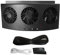 Baceyong Mini ventilateur d'air d'été de voiture de refroidisseur automatique portatif, ventilateur de voiture d'énergie solaire