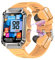 Zephyrion Montre Connectée Homme Femme avec Ecouteur, MP3 4GB RAM 1000+ Chansons, Appel Bluetooth, écran HD 1,96 pour Tracker d'activité, Moniteur de Sommeil Fréquence Cardiaque (Jaune)