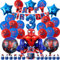 49 Stück Spiderma Geburtstagsdeko 3 Jahre, Spiderma Luftballons Party Dekoration, Spiderma Geburtstag Deko Ballon, Folienballon Geburtstag Banner Fete Theme Kit Ballons, 3 Jahr Geburtstag Junge Deko