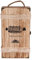 Knadgbft Caisse de transport vintage en bois pour 2 bouteilles de vin rouge