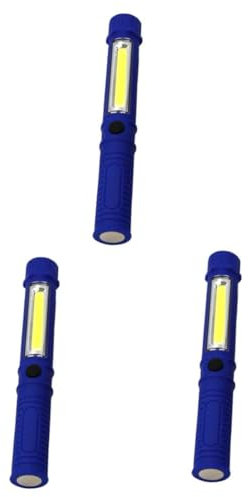 OSALADI 3-teilige -inspektionstaschenlampe Wiederaufladbar Tragbare Reparaturlampe 49 G Leichtes Design Mit Magnetfuß Und Clip Für Elektronik Notfall Camping