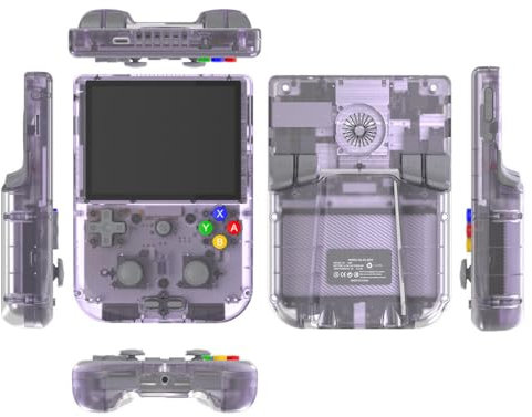 NULA RG405V Retro Handheld Spielkonsole mit 3000+ Spiele, 4+128G mit 128G TF Karte Android 4-Zoll Handheld Emulator Video Spielkonsole für Kinder Erwachsene, Unterstützt WiFi Bluetooth