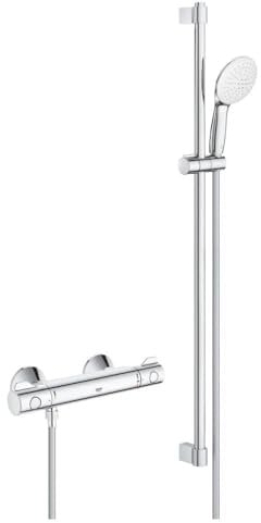 GROHE Grohtherm 800 Thermostat- Brausebatterie 1/2 avec Brause