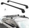 AUTOXBERT 2 Stück Dachträger Universal Auto Dachgepäckträger für Geschlossene Reling Verstellbar Querträger mit Schlössern 120 CM Aluminium Relingträger bis 100kg für Fahrradträger Dachboxen Skihalter