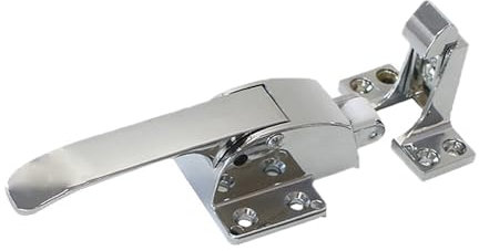 Maniglia per congelatore in metallo per forno, frigorifero, regolabile, a molla, per congelatore, congelatore, frigorifero, maniglia a tirare, maniglia di rilascio del chiavistello (A)