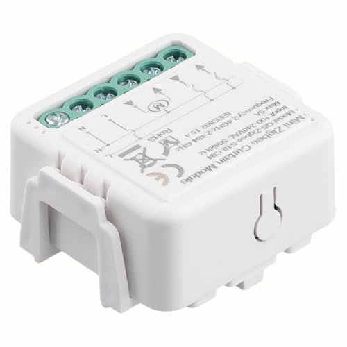 Zigbee-Schalter, Lichtvorhang-Dimmer, Smart-Mini-, C04-Steuerung, Leistungsschalter, Vorhangschalter-, Zero Fire Smart Switch