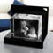contento Premium 3D Glasfoto | Glasblock | personalisiert | 3D Foto | Muttertagsgeschenk | Valentinstag (Größe XL Querformat (130x90x75mm) inkl. Sockel | bis 6 Personen/Tiere