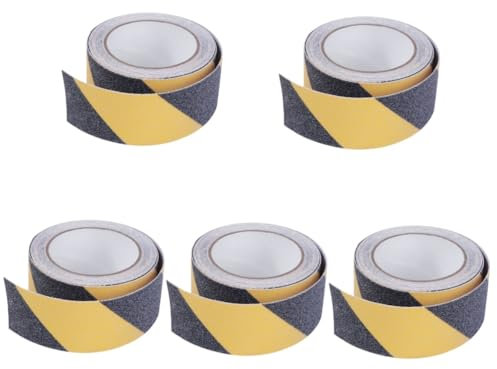 JECOMPRIS 5 Nastro Luminoso Antiscivolo Opaco Avvertimento Scale Nastro Riflettente Adesivi Antiscivolo Autoilluminanti Per Pavimento Lavello Tappetino Non Doccia L'animale Domestico